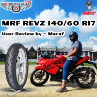 MRF REVZ 140/60 R17 User Review by – Maruf